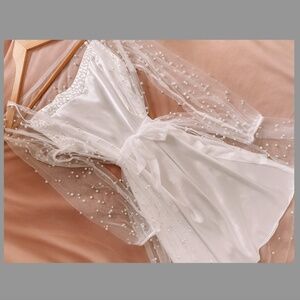 Bride Getting Ready Slip Pajama Dress